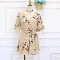 ราคา Sale‼️ sale‼️ จั๊มสูทขาสั้น jumpsuit sale (339138864)