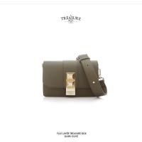 ราคา Atreasurebox flat layer dark olive a treasure box (5677465020)