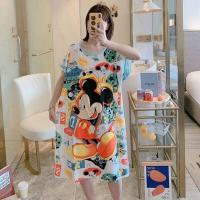 ราคา รวมชุดนอนกระโปรงผู้หญิง ลายดิสนีย์ ผ้าcotton (20678639941)