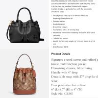 ราคา Tory burch แมคกรอดำ จีบ 15990 10” + ขนมจีบ สโน นตอ่อนซี coach 7” (18871606662)