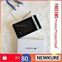 ราคา LACOSTE WALLET กระเป๋าสตางค์แบบพับ2ตอนแนวตั้งสำหรับผู้ชายแท้%(outlet) (2025295919)