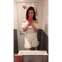 ราคา งานชุดเสื้อครอป+กางเกงงานป้าย visa (4856221659)