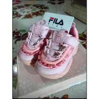 ราคา [รองเท้ามือ 2 ลูกสาว] Fila ฟิล่าอ้วนเด็กน้อย ของแท้ (พร้อมส่งฟรี) (16206623863)