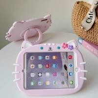 ราคา เคสซิลิโคนนิ่ม ลายดอกไม้ และแมว พร้อมขาตั้ง หมุนได้ สําหรับ Mini 1 2 3 4 5 6 IPad 7 8 9 10 Air Air1 Air2 Air4 Air5 Pro9.7 Pro11 2018 2020 2021 2022 (19178080036)
