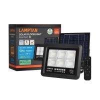 ราคา AjuSHop-LAMPTAN โคมไฟฟลัดไลท์โซลาร์เซลล์ LED 50W รุ่นไรโน + รีโมท IP65 แสงเดย์ไลท์ (18094159880)