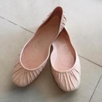 ราคา รองเท้าไม่มีส้น flat สีชมพูอ่อน Jelly bunny (1248846840)