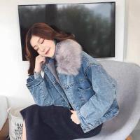 ราคา มีไซส์ (S-2XL)❗️❗️Faux fur jacket✨แจ๊คเกตยีนส์เฟอร์บุขน (5807258500)