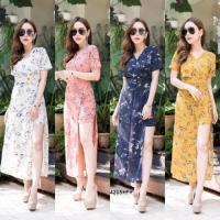 ราคา จั้มสูทก้านแก้ว กางเกงขาสั้นกระโปรงผ่าข้างแขนสั้น (3312744964)