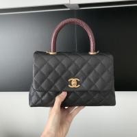 ราคา grab.one กระเป๋า Super like new chanel coco9.5 lizard holo24 (2417736680)