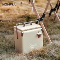 ราคา Saleกระติกน้ำแข็ง Cooler box ถังน้ำแข็ง ถังเก็บความเย็น Homful Hitohike ถังแนววินเทจ (13590180642)