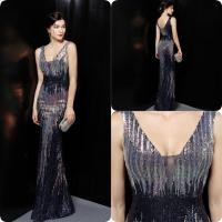 ราคา Mugen Fashion ( มูเกน แฟชั่น ) ชุดราตรี ชุดออกงาน เดรสราตรี เดรสออกงาน เดรสยาว (6154496720)