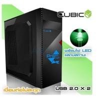 ราคา ATX Case (NP) CUBIC Prism (Black-Blue) (927878986)