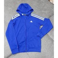 ราคา GN421 เสื้อวอม เสื้อคลุมแบบซิป สีน้ำเงิน กันหนาวAdidasงานแท้ ขนาด 130cm=7-8y (7966421564)