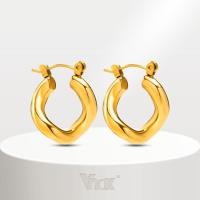ราคา Vnox ต่างหูห่วง ทรงกลม ทอง 18K ทรงเรขาคณิต เครื่องประดับแฟชั่น สําหรับผู้หญิง (22142644285)