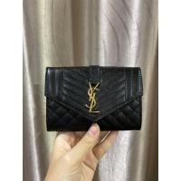 ราคา YSL การ์ด 2 พับจดหมาย ดำ 16990 5.3” (22819396651)
