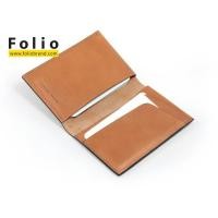 ราคา FOLIO รุ่น Khoon Bifold Card Case : ที่ใส่นามบัตร ผลิตจากหนังฝอกฝาด หนังเป็นธรรมชาติ (3129785668)