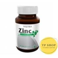 ราคา Vistra Zinc15mg 45 Tablets ผลิตภัณฑ์เสริมอาหารซิงก์ 15มก. เสริมสร้างภูมิคุ้มกัน ลดปัญหาสิวฝ้า ป้องกันผมร่วง♥ (7874890785)