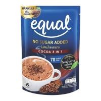 ราคา EQUAL อิควล เครื่องดื่ม โกโก้ ปรุงสำเร็จชนิดผง ไม่มีน้ำตาล 90 ก. Instant Cocoa Mix Powder No Sugar (22557229146)