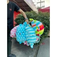 ราคา หมอนผ้าห่ม คราฟ Craftholic มีสายสะพาย ซุกมือได้ ผ้าห่ม size 3 ฟุต (เลือกสีได้) (13822209992)
