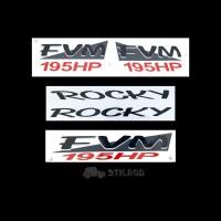 ราคา สติ๊กเกอร์ FVM 195HP ของ ISUZU ROCKY อีซูซุ ร็อคกี้ ขายเป็นชุด STICKER (11393588849)