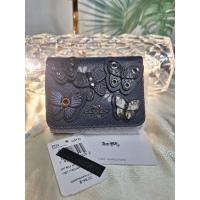 ราคา COACH 2922 SMALL TRIFOLD WALLET WITH BUTTERFLY APPLIQUE (19690387560)