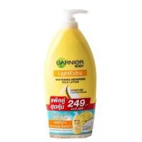 ราคา การ์นิเย่ ไลท์ เอ็กซ์ตร้า มิลค์ โลชั่นแพ็กคู่ 400มล.X 2 GARNIER Light EXTRA MILK LOTION (8538914237)