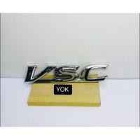 ราคา โลโก้คำว่าVSCมี2ขนาดให้เลือกราคาต่อชิ้น (8250160869)