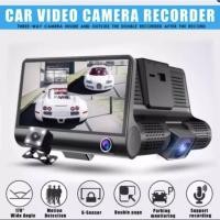 ราคา DKK POWER กล้องติดรถยนต์ 3 เลนส์ กล้องหน้า-กล้องภายในรถ-กล้องหลัง 1080 Car DVR Recorder (2460276989)