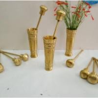 ราคา ฺBrass byfa B1012 ตะบันหมากลายโบราณ หัวกลม 5นิ้ว (21447217775)