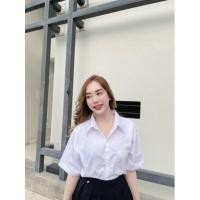 ราคา เสื้อนักศึกษาทรงบอย มีกระเป๋า Oversize (14767598486)