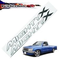 ราคา สติ๊กเกอร์ Mighty-X Sticker Toyota Toyota Mighty-X ขาว-ดำ จำนวน 2 ชิ้น (7479156528)