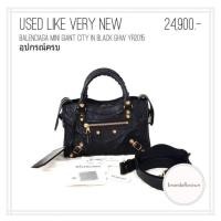 ราคา ติดจอง Used like new Balenciaga mini city GHW in black ปี2015 (7928894014)