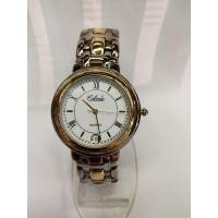 ราคา นาฬิกาข้อมือตัวเรือนสีทองมีวันที่ขนาด35mm (3557095009)