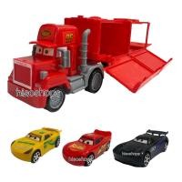 ราคา พร้อมส่ง!!McQueen Racing Car Setรถแมคควีน รถแมคควีน รถแมคควีนพร้อมรถบรรทุก พร้อมรถ 4 คัน สุ่มสี (16196283138)
