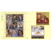 ราคา แสตมป์ชุดประวัติศาสตร์รัชกาลที่ 9 พระราชพิธีถวายพระเพลิงพระบรมศพฯ 1ชุด3ใบ (8230313079)