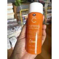 ราคา Boots Vitamin C Brightening Toning Water 100 ml โทนเนอร์สูตรปราศจากแอลกอฮอล์เพื่อผิวกระจ่างใส (9003546020)