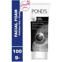 ราคา Pond's Pure white pollution out purity facial foam 100g พอนด์ส เพียวไวท์ แอนตี้-โพลูชั่น+เพียวริตี้ เฟเชียล โฟม 100กรัม (1919147663)