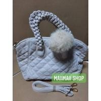 ราคา กระเป๋าหนังสะพายสีแดงเลือดหมู กับ สีขาว (1897671253)