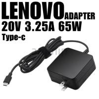 ราคา รุ่นใหม่ Lenovo Adapter 20V/3.25A 65W หัว USB Type-C สายชาร์จ Lenovo ThinkBook 14 G2 ITL อะแดปเตอร์ (17281827417)