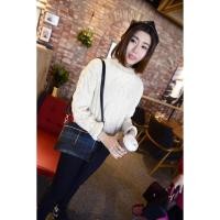 ราคา ส่งฟรี !! กระเป๋าแฟชั่น กระเป๋าสะพายข้าง Little Bag รุ่น LB-032 (สีเขียว/ดำ) (16448458)