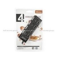 ราคา USB HUB 4 Port สวิซต์ ON/OFF USB 2.0 HUB Hi-Speed usb 2.0 (20563827998)