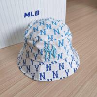ราคา แท้ 100% พร้อมส่ง หมวก บักเก็ต MLB Monogram Gradation Hat / หมวกบักเก็ต NY ขาว โลโก้ ฟ้า สินค้าชองแท้100% จากเกาหล (21325740030)