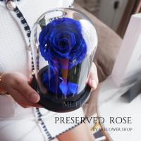 ราคา กุหลาบอมตะ ดอกกุหลาบในโหลแก้ว Preserved Rose Size M (11082025225)