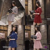 ราคา เดรสสั้น ชุดทำงาน เดรสทำงาน (3536004821)