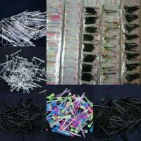 ราคา ก้านต่างหู ก้านพลาสติก ก้านใส่หูพลาสติก ก้านใส ก้านกันรูตัน แป้นซิลิโคน 6บาทพร้อมส่ง (5728916708)