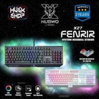 ราคา คีบอร์ดเกมมิ่ง NUBWO FENRIR X27 Mechanical Gaming Keyboard Blue Switch คีบอร์ดเมคานิคอล ประกัน 1 ปี (10607345875)