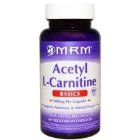 ราคา MRM, Acetyl L-Carnitine , 500 mg, 60 Veggie Caps (602268760)