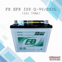 ราคา แบตเตอรี่รถยนต์ FB EFB Q-90/D23L รองรับระบบ ISS 70แอมป์ แบตรถเก๋ง ECO Car แบตรถSUV ..ใช้ใส่รถไถจอนเดียร์ได้ (21183880825)