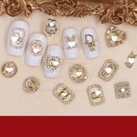 ราคา เครื่องประดับ รูปโลโก้ Chanel ขนาดใหญ่ ประดับเพทาย สีทอง สไตล์ญี่ปุ่น หรูหรา สําหรับตกแต่งเล็บ❀Koli เล็บปลอม ออกแบบดี (22986265070)