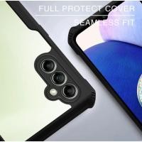 ราคา ส่งจากไทย Case Samsung Galaxy A34 เคสขอบนิ่มหลังใสแข็งกันกระแทก เคสขอบดำหลังใส เคสกันกระแทก PC+TPU (22360766503)
